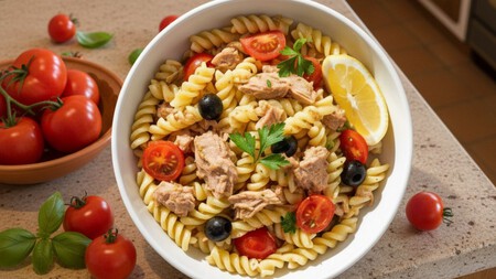 Jitomate: El ingrediente que le faltaba a tu pasta con atún al horno, rinde para 4 personas