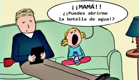 ¿Tú también tienes que recordar a tus hijos que en casa no sólo está mamá (o papá)? La pregunta de la semana