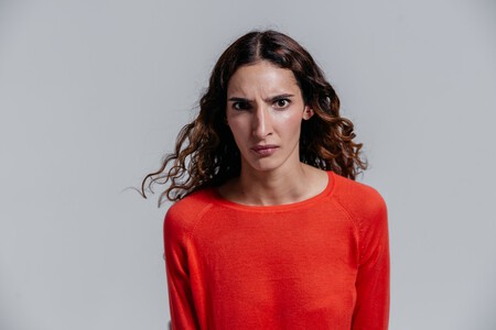 Mujer enfadada