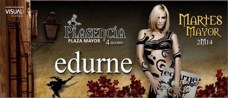 Plasencia: su fiesta grande ´Martes Mayor` trae a Edurne gratis con un concierto