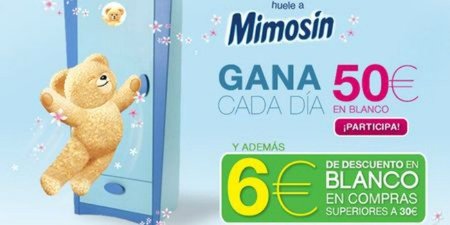 Consigue con Mimosín 6 euros de descuento en Blanco