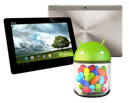 Asus actualizará sus Trasformer Pad, Transformer Prime y Transformer Infinity a Jelly Bean
