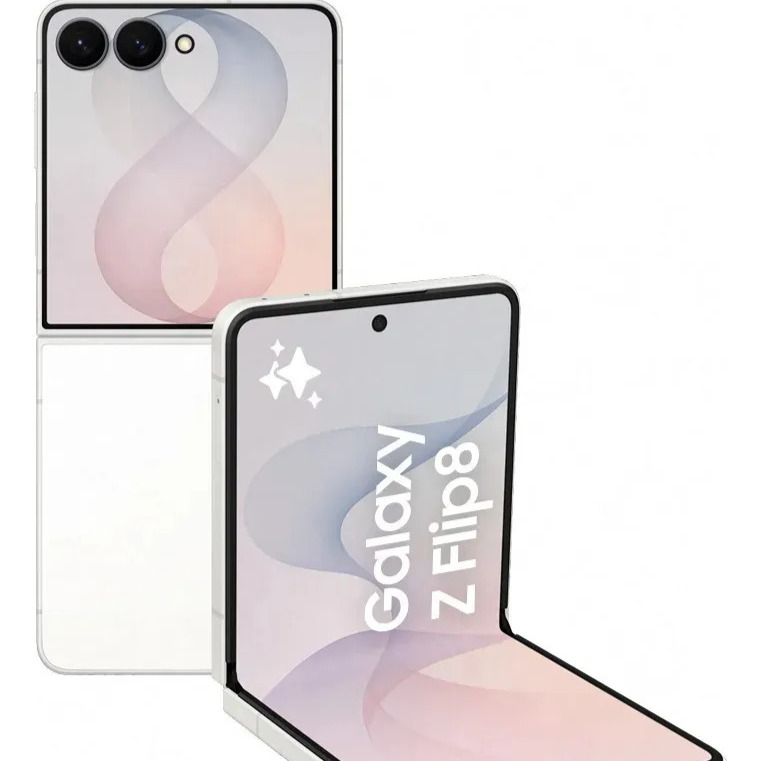Samsung Galaxy Z Flip8, cámara de 512 GB, 12 GB Ram, 50 MP, blanco