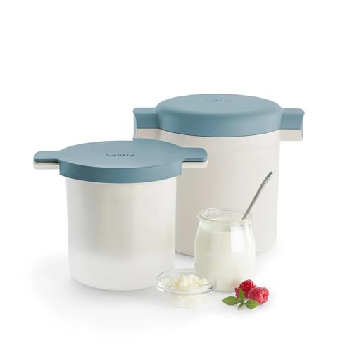 Lékué Utensilio para Hacer Yogurt y Kéfir casero, Silicone