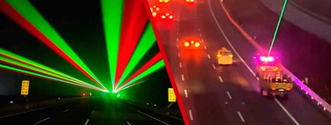 Aquí tenemos las V16, pero China está usando balizas láser y mucho más: hasta carreteras luminosas para que los conductores no se duerman