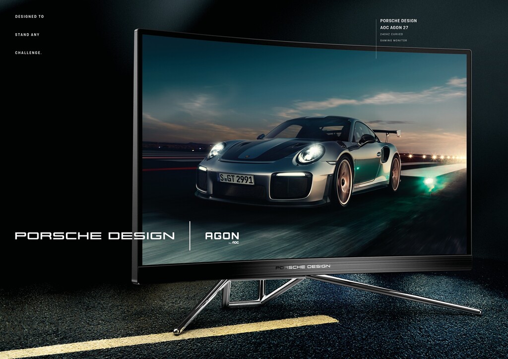 AOC se alía con Porsche Design para crear el AGON PD27, un monitor curvo con espectacular diseño pensado para el gaming