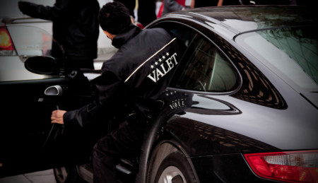 Valet Parking Luxury Car