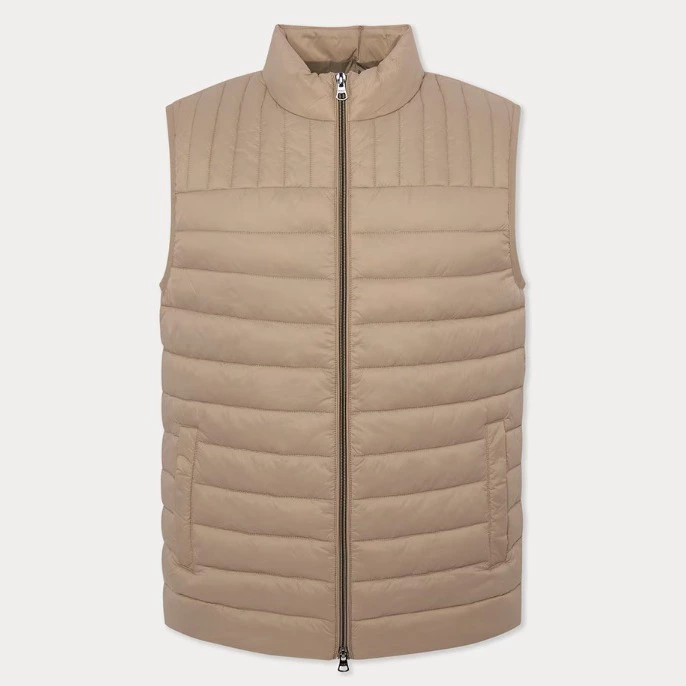 Hackett London Chaleco de hombre ultraligero con relleno ecológico