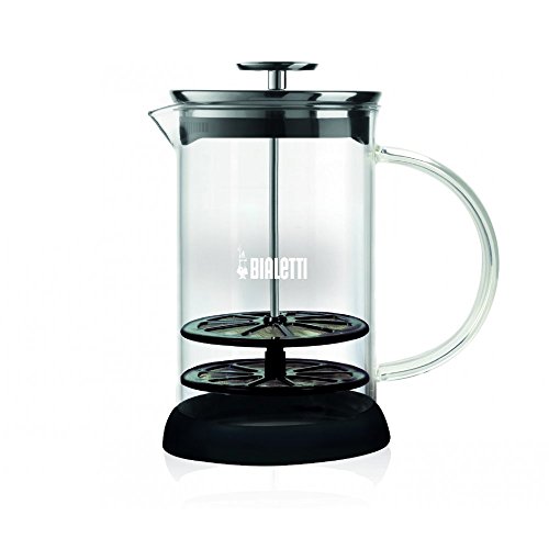 Bialetti Cappuccinatore, Perfect Cream, Apto para microondas, Apto para lavavajillas, 330 ml, Vidrio