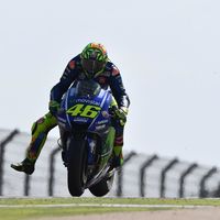 Valentino Rossi, "al final me dolía la pierna, pero no podía tirar la toalla"