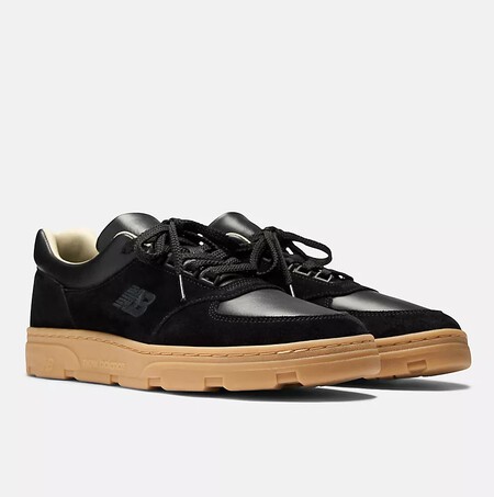 Nuevas Zapatillas New Balance Piel Negro Elegantes Oficina De Vestir Chic Otono Zapatos