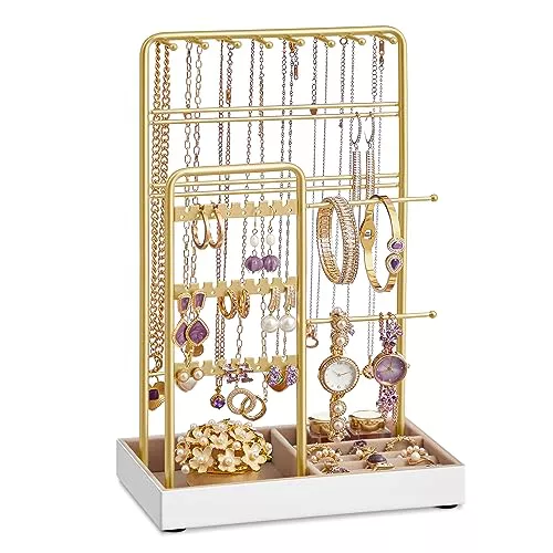 SONGMICS Soporte para Joyas, Organizador de Joyas