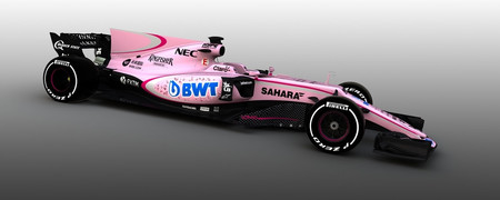 ¿Hasta dónde puede llegar un patrocinio? Force India tiñe el VJM10 de rosa