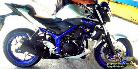 Primera imagen furtiva de la futura Yamaha MT-25