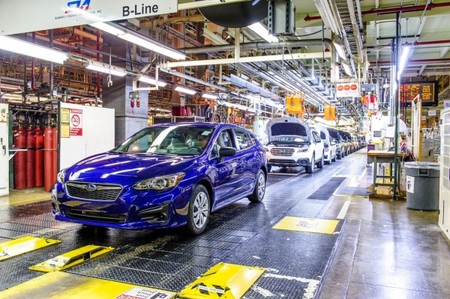 Así se ve el primer Subaru Impreza "made in USA"