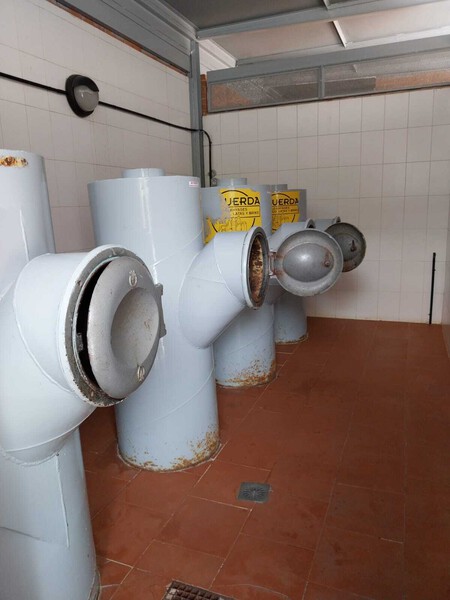 Tubos basura neumática