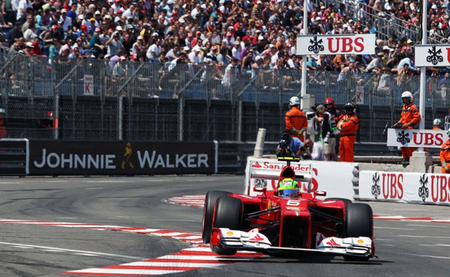 Felipe Massa 2012 Mónaco Chicane