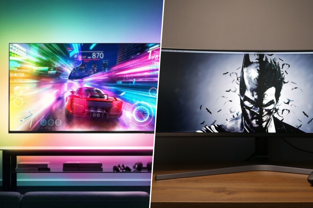 Elegir una pantalla para jugar no es sólo cuestión de pulgadas: cuándo es mejor un televisor y cuándo un monitor 
