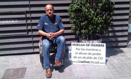 Eduardo Blanch en huelga de hambre por la situación del Circuit de La Selva