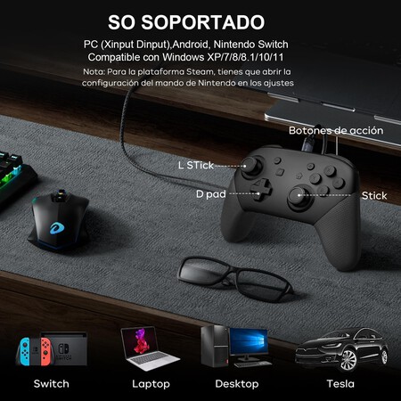 Control inalámbrico nintendo switch