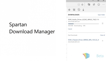 Spartan ya incluye un gestor de descargas en la build filtrada 10051 de Windows 10