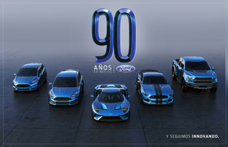 Ford celebra 90 años en México anunciando una nueva inversión de 2,500 millones de pesos