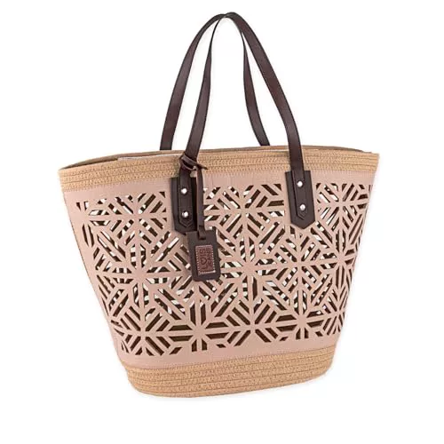 Lois - Bolso Capazo Rafia Mujer Para Playa Ideal Verano