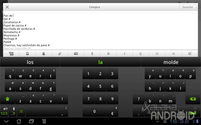 Swiftkey X Tablet