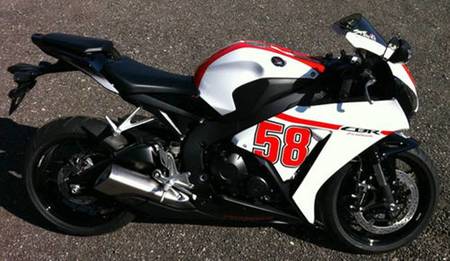 Honda CBR1000RR "58 SIC" Special Edition a subasta en Ebay