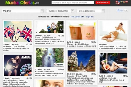 Muchas ofertas, una web con infinidad de ofertas de todo tipo 