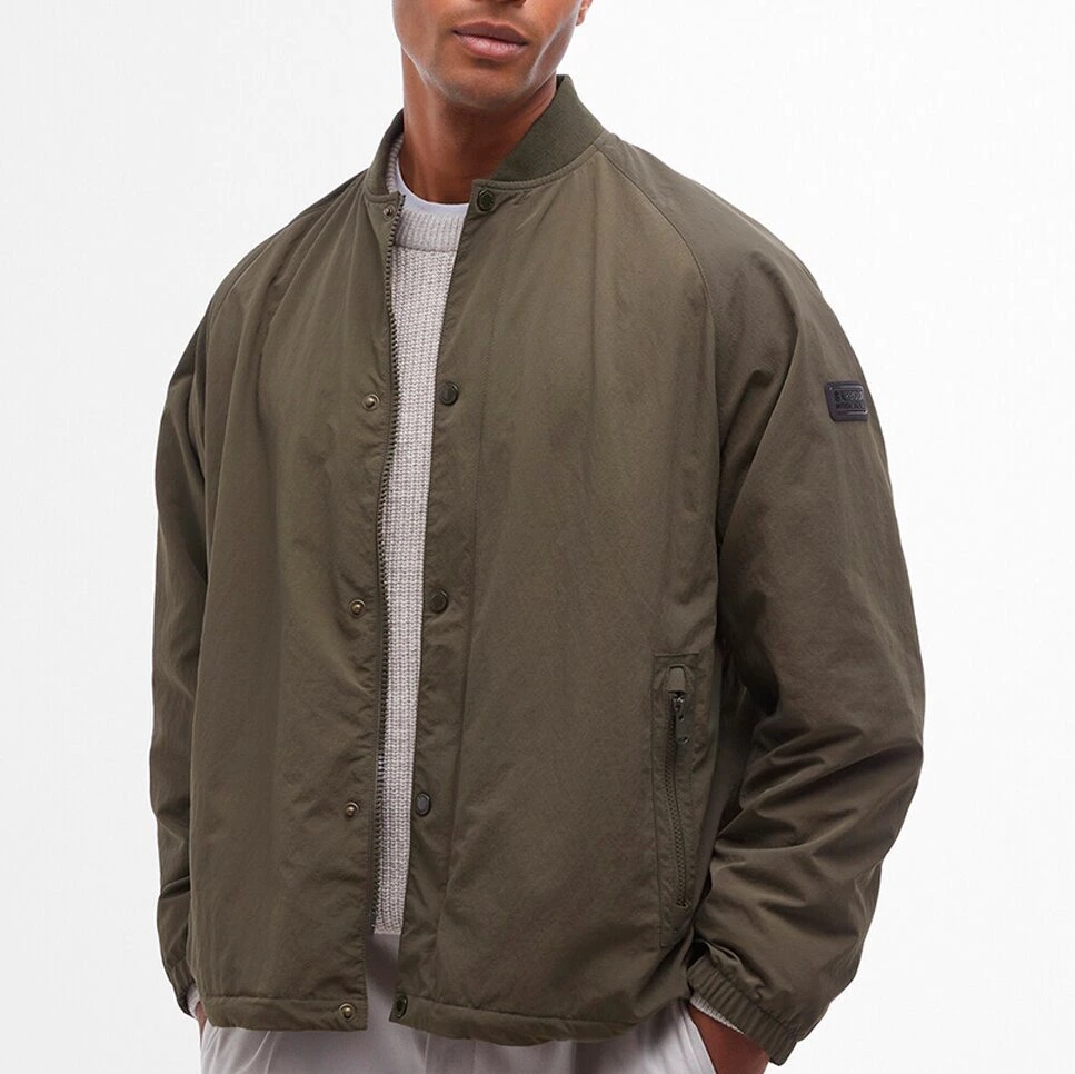 Chaqueta impermeable de hombre de cremallera
