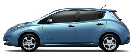 Nissan LEAF 2012 azul 02