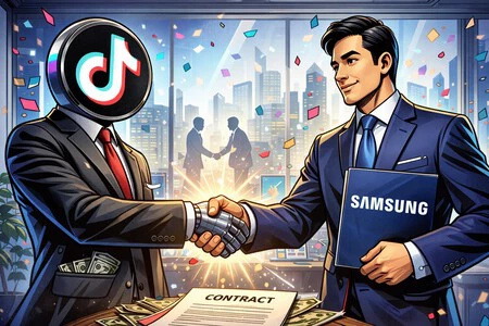 TikTok y Samsung