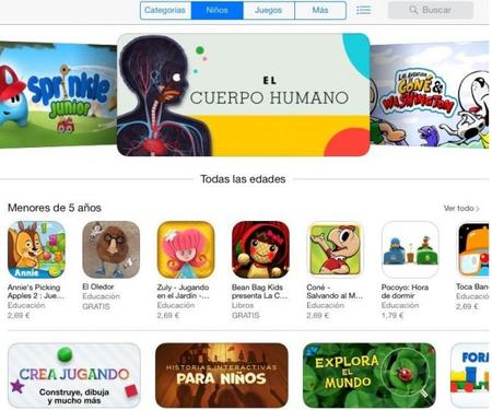 App Kids Store, la nueva sección para los niños en la tienda de Apple