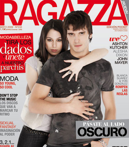 Yon González y Blanca Suárez portada de Ragazza