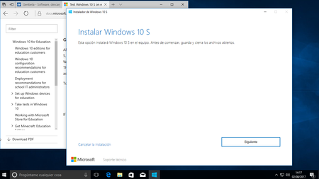 Instalar Windows 10 S