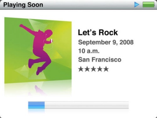 Evento de Apple el 9 de septiembre de 2008