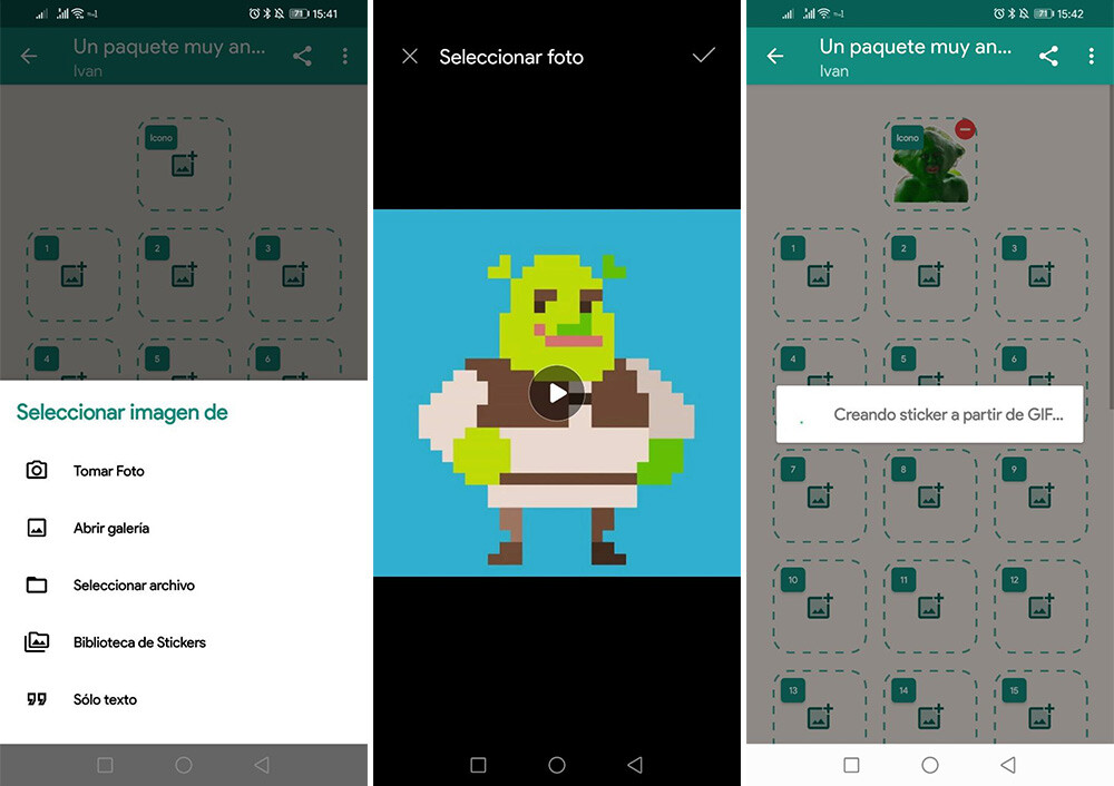 How to create animated stickers for WhatsApp step by step with an