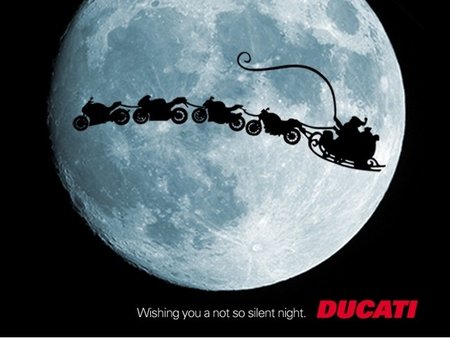 Ducati te desea una noche de Navidad no muy silenciosa