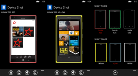 Device Shot, una mejor manera de presentar al público tu aplicación de Windows Phone