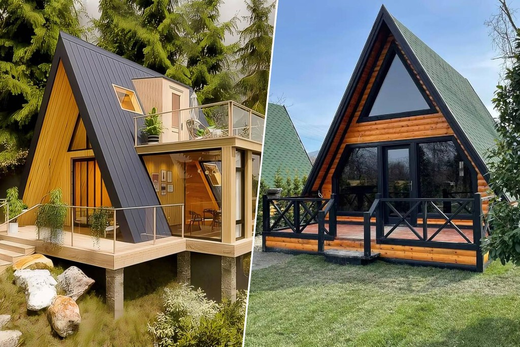 Amazon está liquidando esta casa prefabricada triangular con dos plantas, baño y cocina: cuesta menos de 17.000 euros