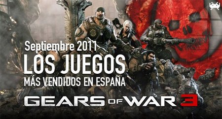 Los juegos más vendidos en España. Septiembre 2011