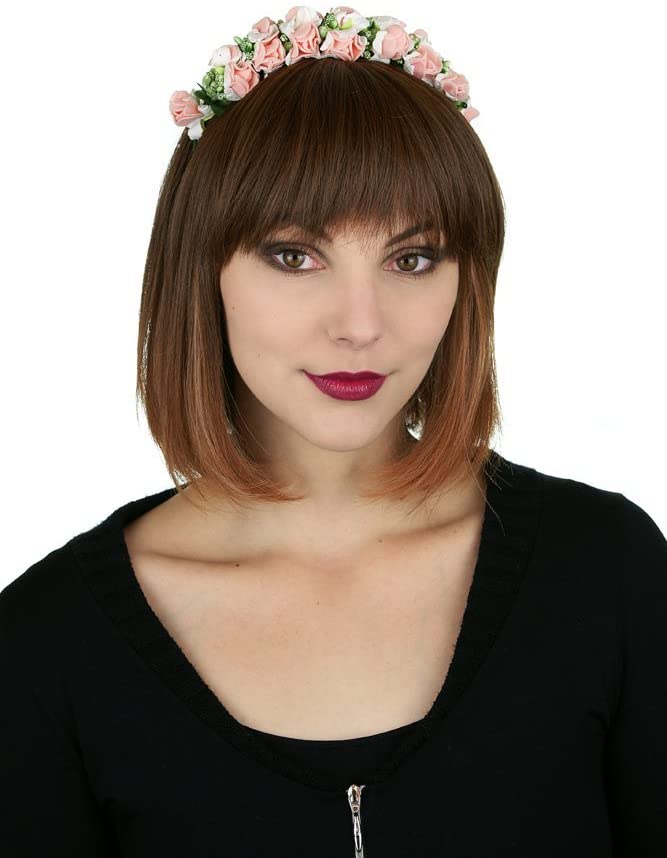 Prettyland - C307 Peluca corto Bob con flequillo