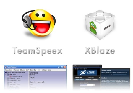 Dos herramientas para jugones: Xblaze y TeamSpeex