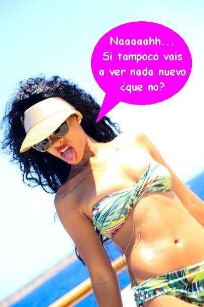Pillan a Rihanna desnuda en Barbados y sí, todo sigue en el mismo sitio que la última vez