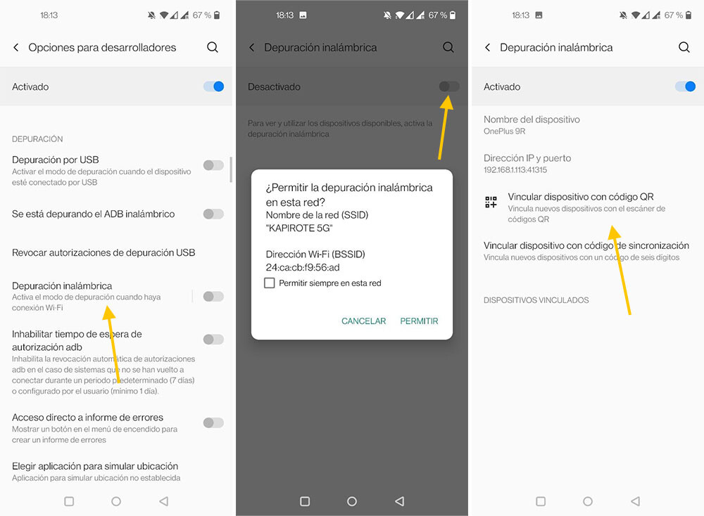 How To Connect To The Mobile By ADB Without Cables And In A Simple Way
