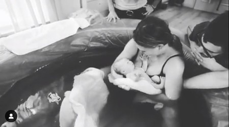 La actriz Hilary Duff comparte el emotivo primer abrazo con su bebé, minutos después de haber dado a luz