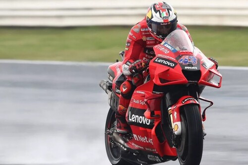 Jack Miller lidera el dominio de Ducati bajo la lluvia en Misano y Fabio Quartararo se reserva