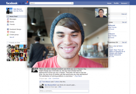VideoChat en Facebook.