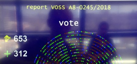 El artículo 13 de la ley de copyright salió adelante de forma directa porque algunos diputados se equivocaron al votar